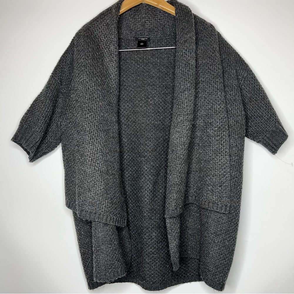 Ann Taylor LOFT Black double layered Cardigan - Picture 4 of 12
